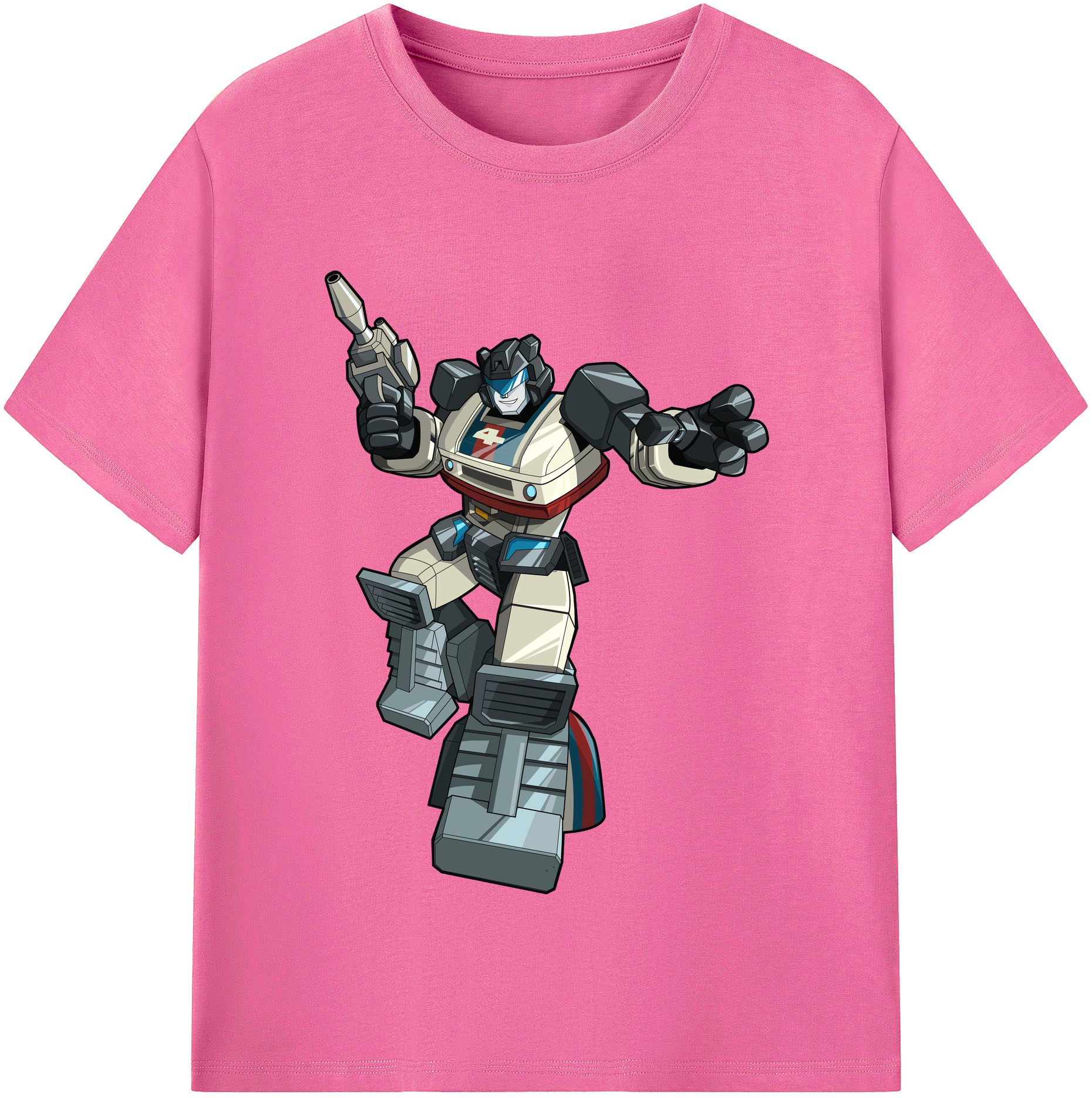 （画像用）  レディースカジュアルプリントTシャツ（綿100％）